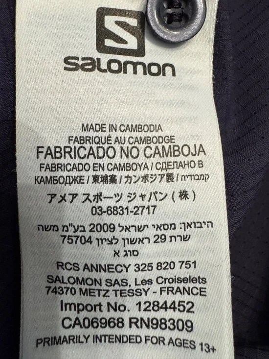 Salomon Women's Navy Blue Hiking Shirt XL  Excellent Condition - Performance Tee - Picture 7 of 8